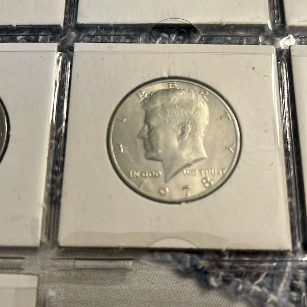 Set of 10 Kennedy Half Dollars